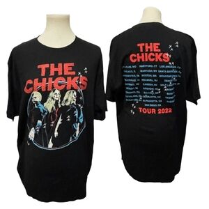 The Chicks 2022 American Concert Tour Band T-Shirt